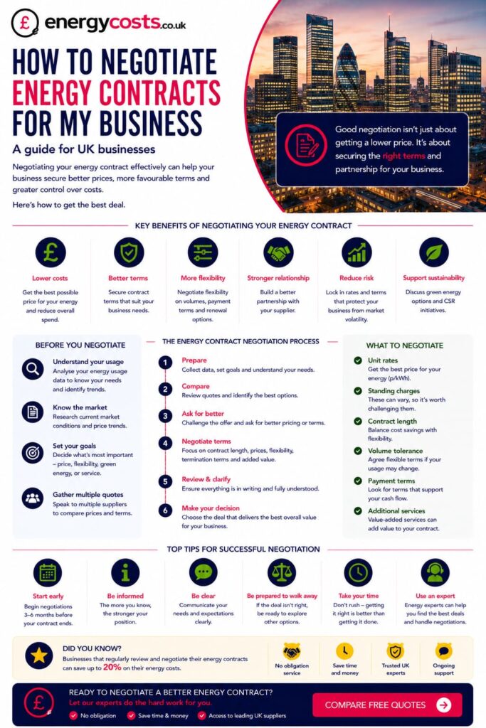 How To Negotiate Energy Contracts For My Business?