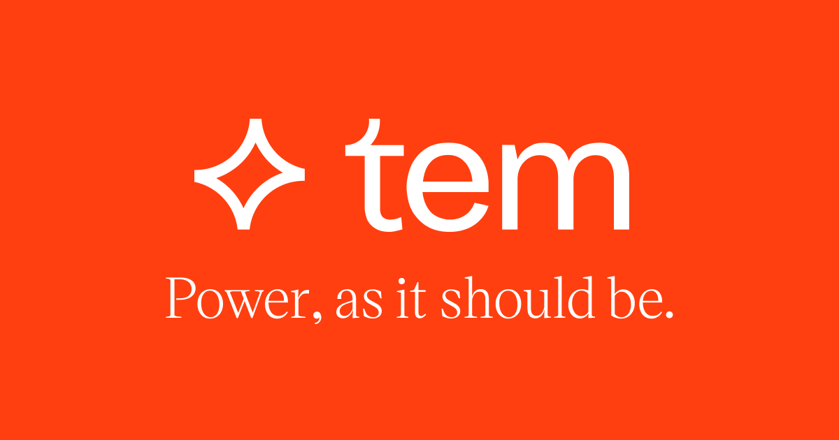 tern logo with diamond icon and the slogan “Power, as it should be.”